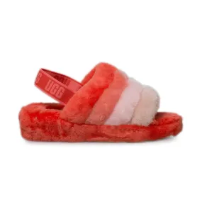 UGG Fluff Yeah Slide Lava Flow Multi Slippers - Women's