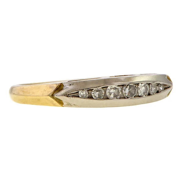 Vintage Diamond Wedding Band