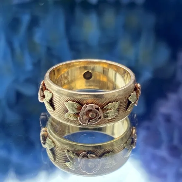 Vintage Rose Band, Size 6 3/4