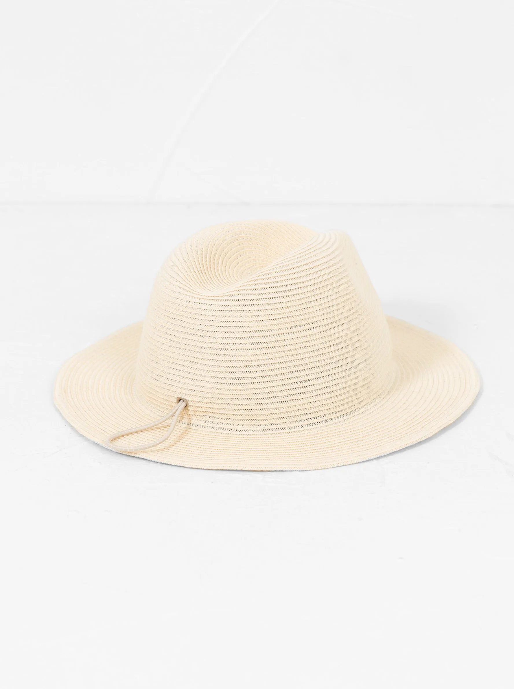 Washable Travel Hat Off White