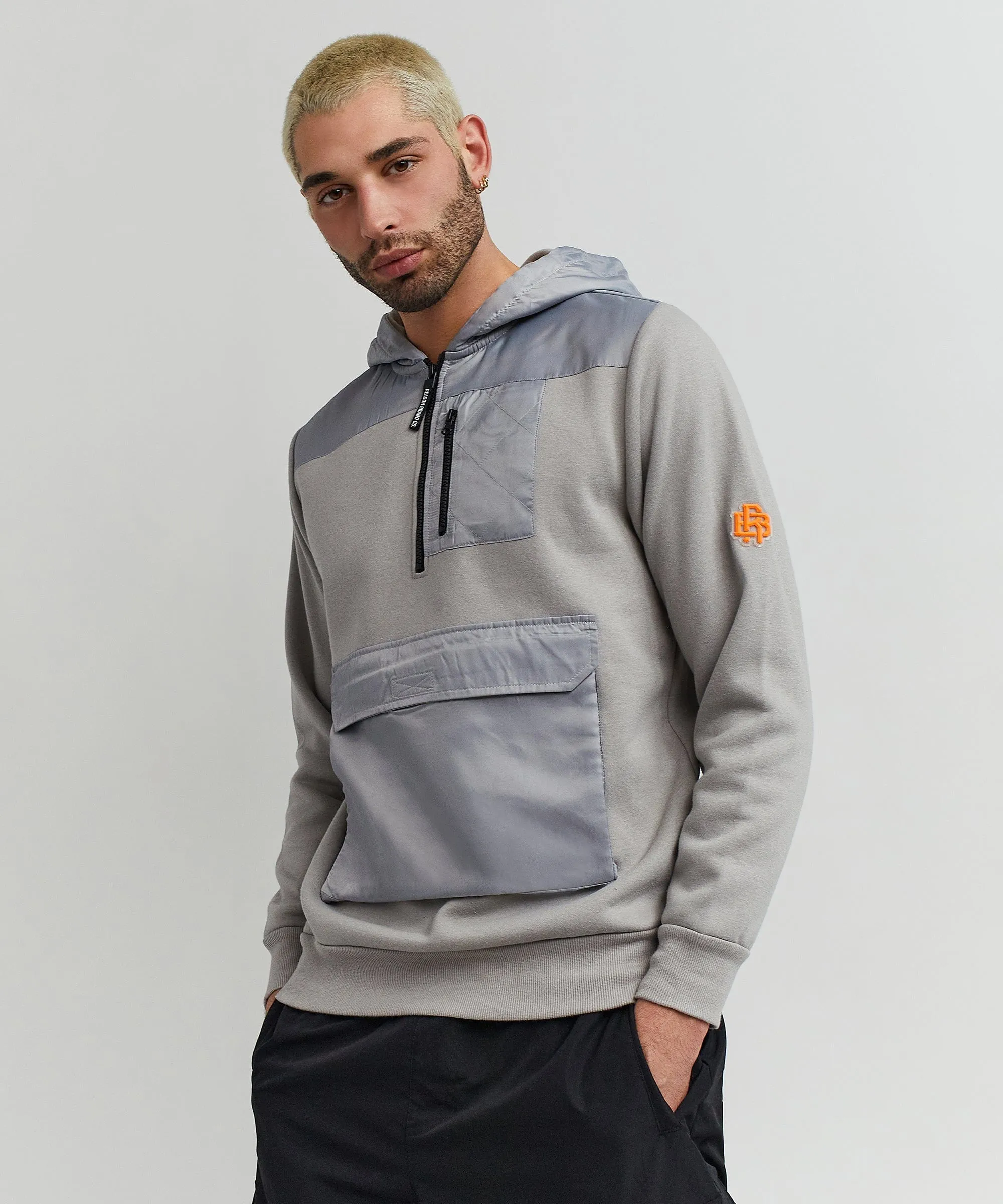 Wheaties Cargo Hoodie - Grey