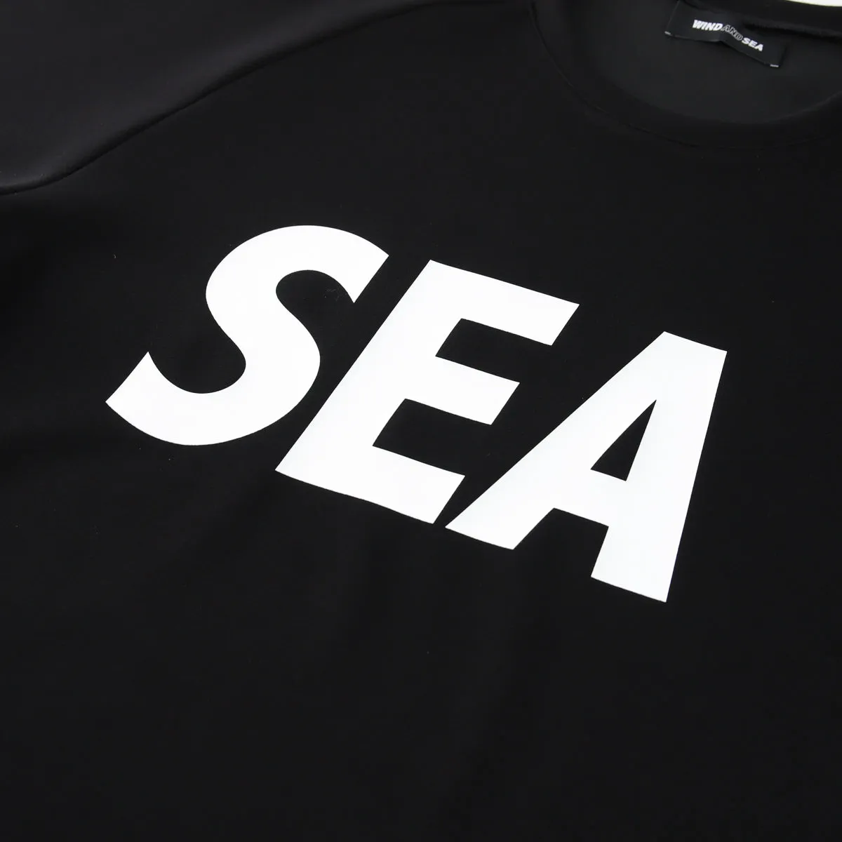 WIND AND SEA SEA DRY STRETCH RAGLAN TEE-BLACK