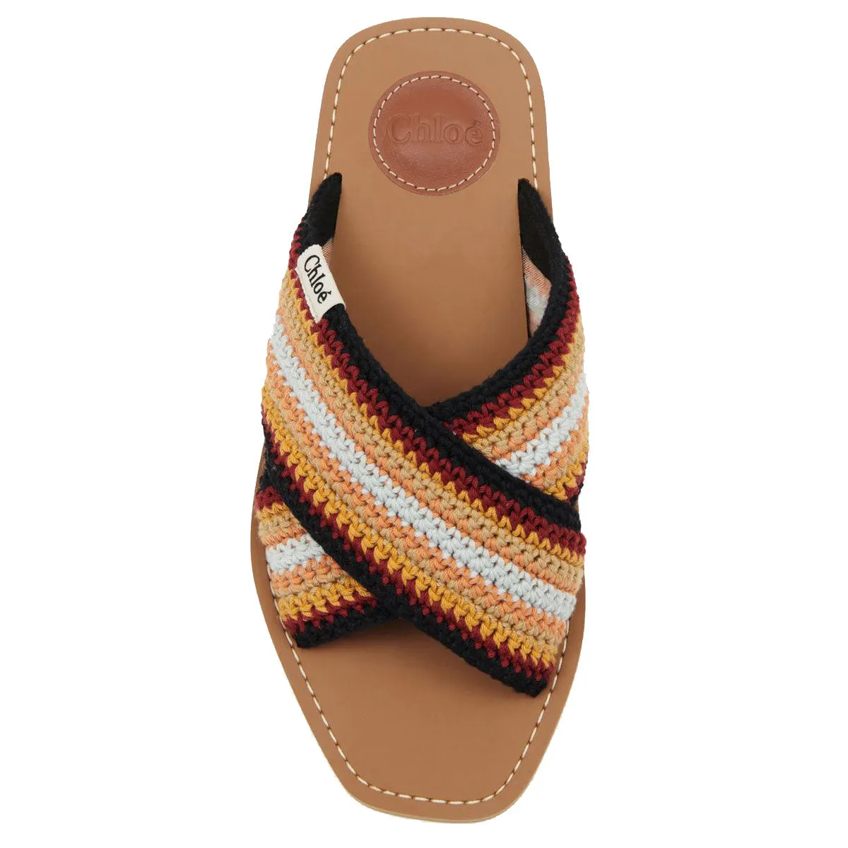 Woody Crochet Slide