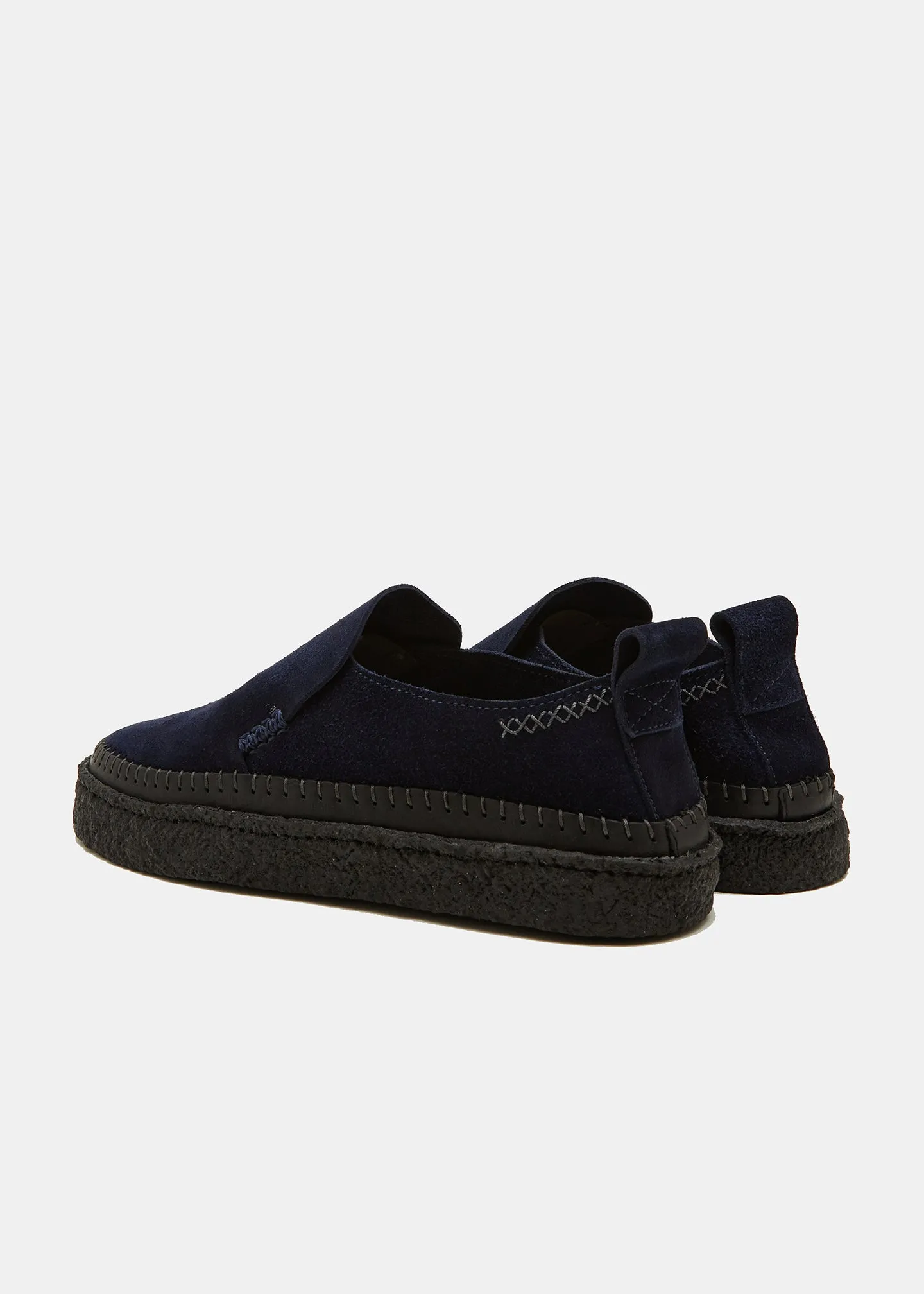 Yogi x Universal Works Hitch Low Loafer On Crepe - Indigo