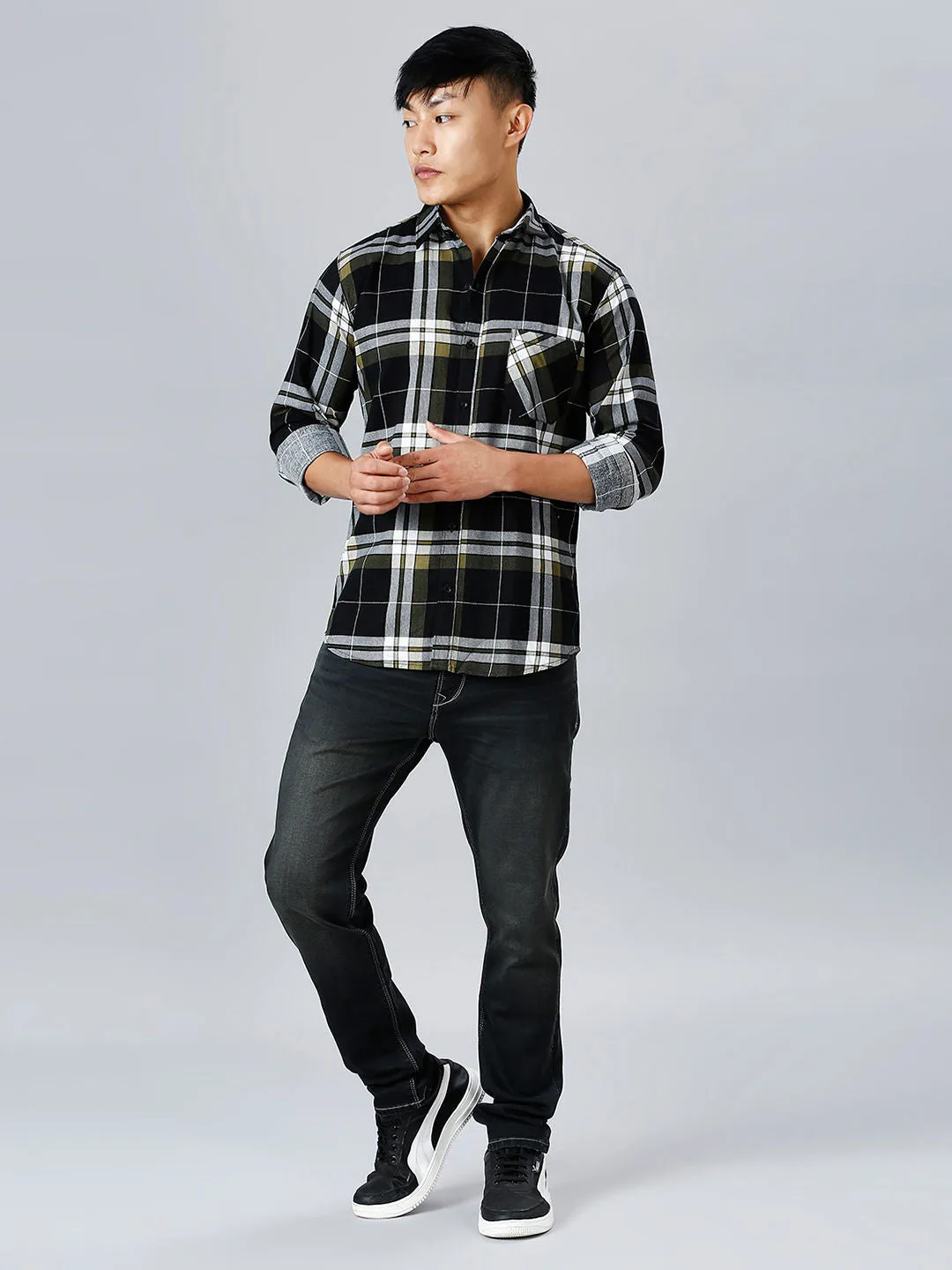 Zudiq Checked Men's Shirt